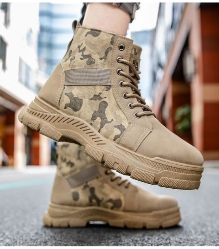 MS1092 - Camouflage Comfortable Men's Boots 