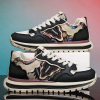 MS973 - Korean Embroidered Casual Shoes