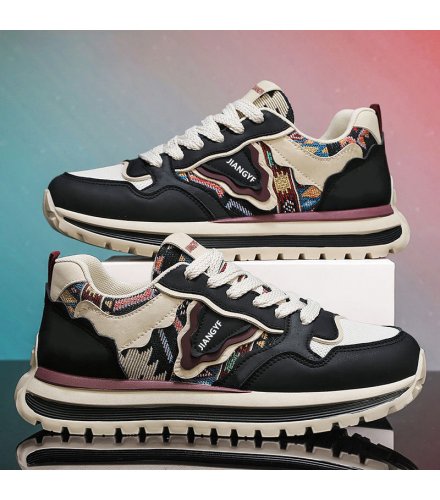 MS973 - Korean Embroidered Casual Shoes