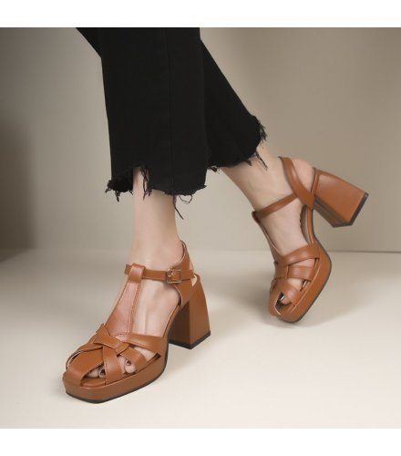 SH360 - Hollow Roman high heels