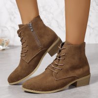 SH374 - Pointed Suede Fashion Boots