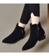 SH443 - Luxe Low-heeled Ankle Boots 