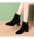 SH443 - Luxe Low-heeled Ankle Boots 
