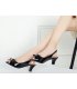 SH449 - Korean Casual Buckle Heel Shoes