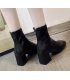 SH450 - Korean Mid Heel Martin Boots