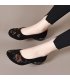 SH454 - Korean Embroidery Low Flat Shoes