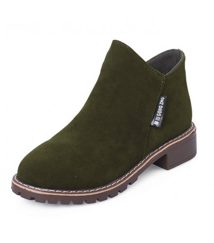 SH474 - Korean Velvet Martin Zipper Boots SH474 - Korean Velvet Martin Zipper Boots