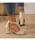 SH487 - Roman Suede Zipper Shoes