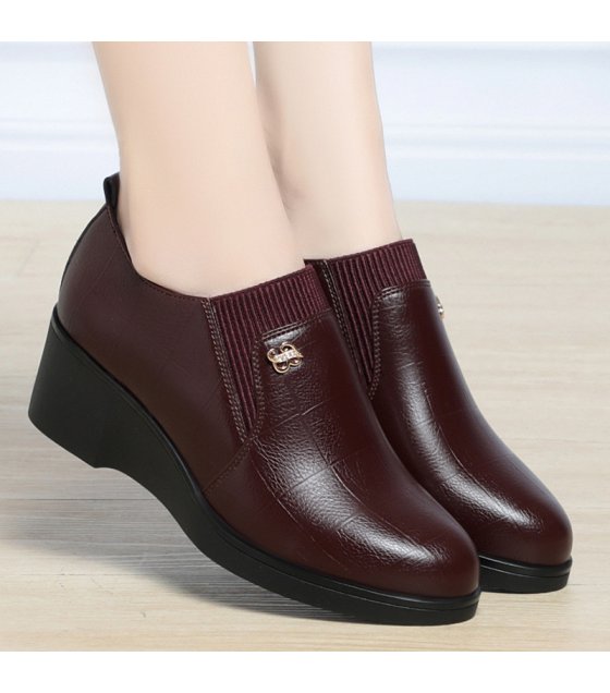 SH489 - Stylish Korean Wedge Shoes