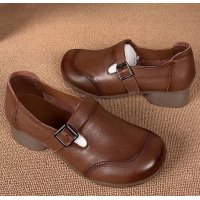 SH520 - Korean Retro Casual Flat Shoes