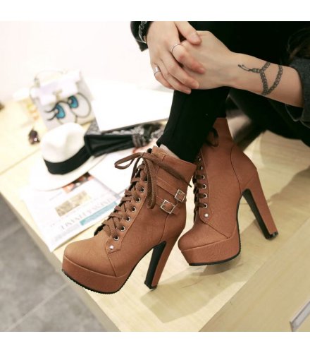 SH535 - Retro High-Heeled Women's Shoes 