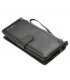 WA364 - Black Men's Retro Long Wallet
