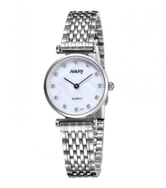 W3935 - Elegant Silver Luxe Watch