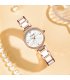 W3981 - Elegant White Floral Fashion Watch
