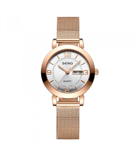 W4024 - Elegant Women's Mesh Belt Watch