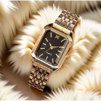 W4059 - Rectangular Steel Band Women's Watch