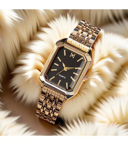 W4059 - Rectangular Steel Band Women's Watch