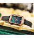 W4063 - Trendy Square Green Casual Watch