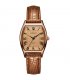 W4065 - Retro Barrel Leather Strap Watch