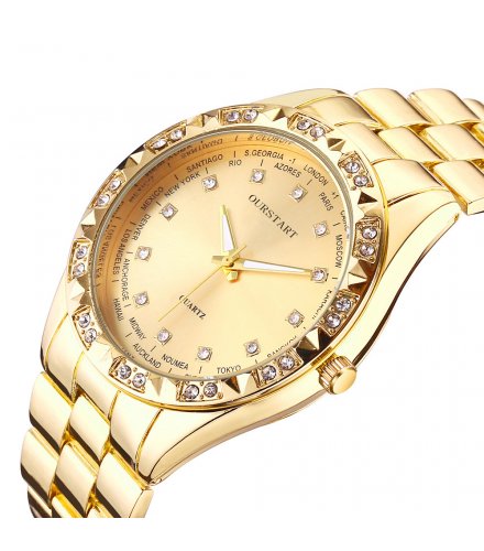 W4076 - Korean Rhinestone Quartz Women's Watch